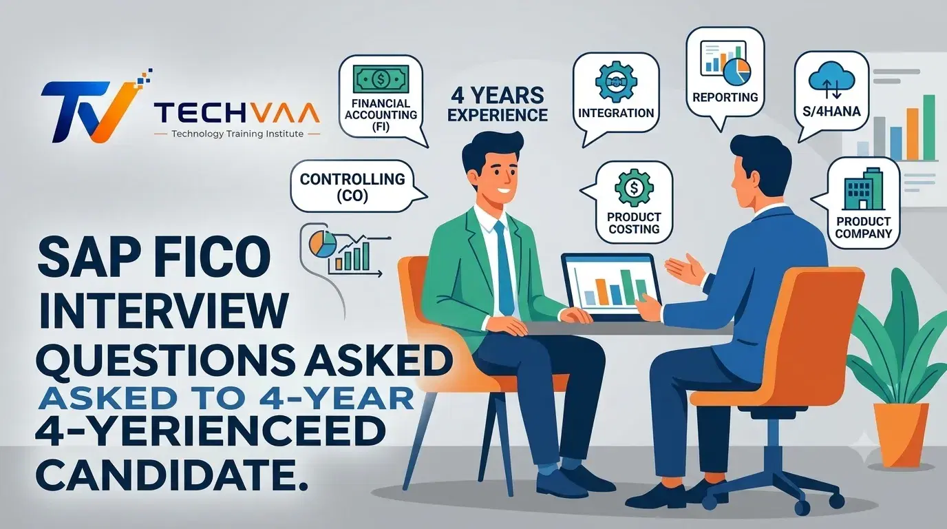 SAP FICO interview question asked to 4 year experienced candidate in a product company